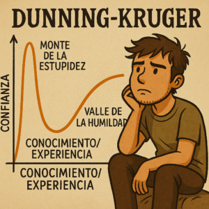 Imagen de la gráfica de Dunning Kruger